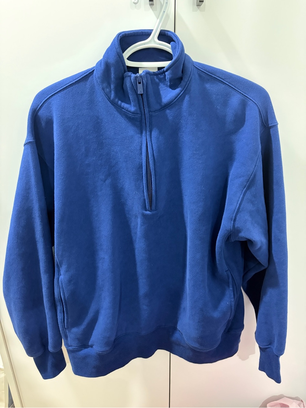 Aritzia Sweatfleece Boyfriend Fit Quarter-Zip Sweatshirt - Size XS